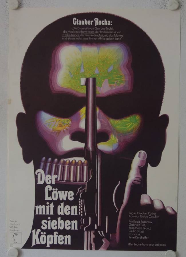 Der Löwe mit den sieben Köpfen originales deutsches Filmplakat